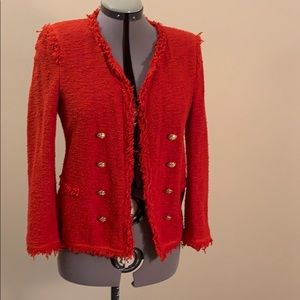 Red Zara blazer
